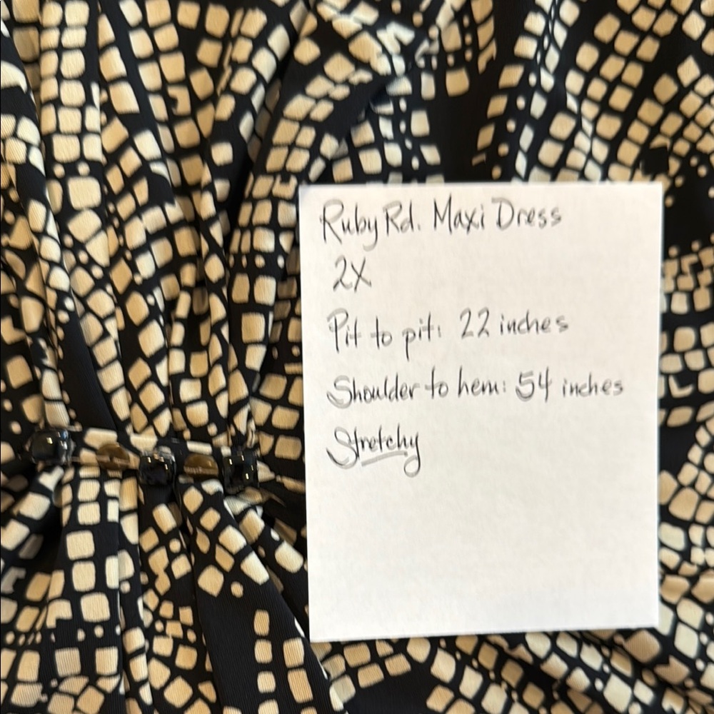 Ruby Rd 2X Maxi Dress - Picture 5 of 5